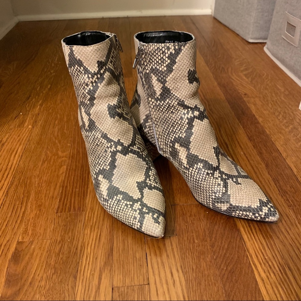 Dolce Vita Bel Snakeskin Booties